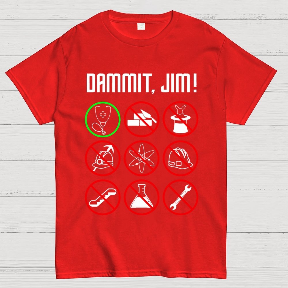 Darn It Jim Geek T-Shirt