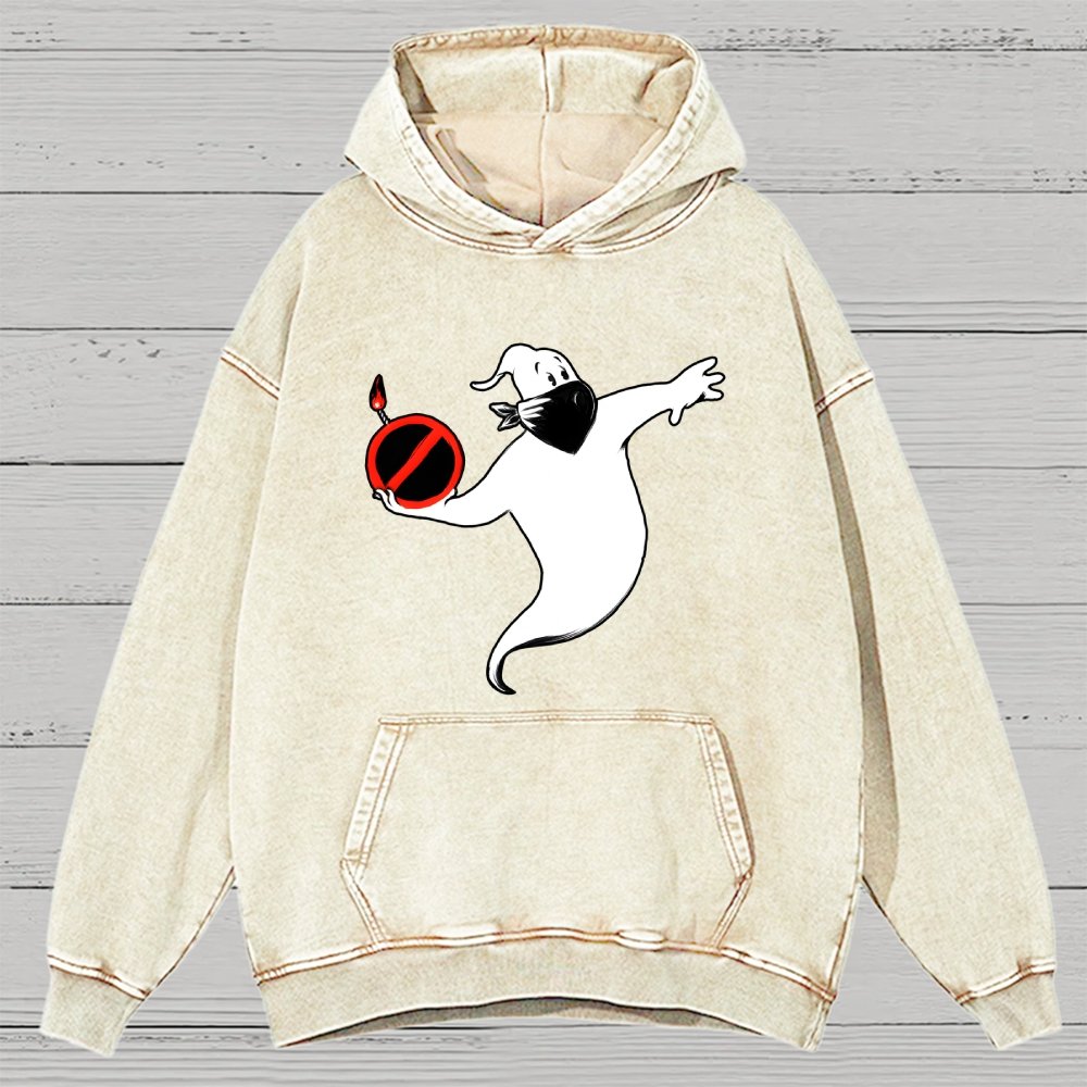 Spooksy Vintage Distressed Hoodie