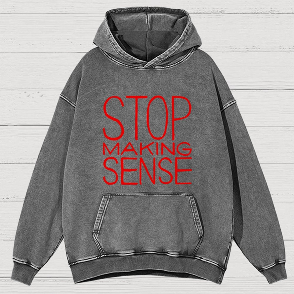 Stop Making Sense Vintage Distressed Hoodie