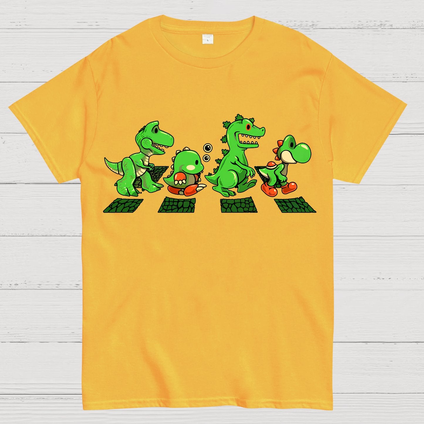 Green Scaly Road Geek T-Shirt