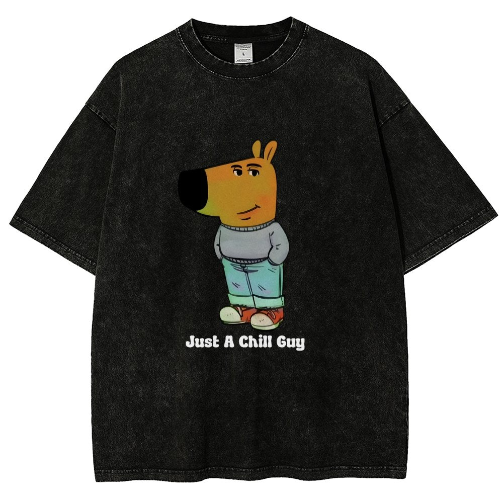 I'm Just A Chill Guy Vintage Distressed T-shirt