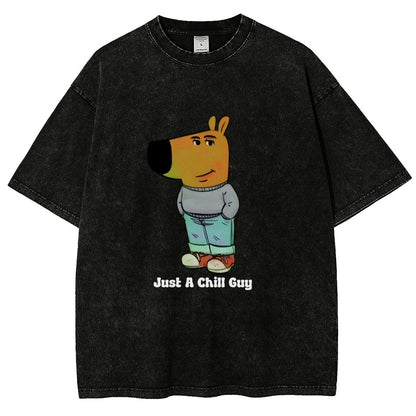 I'm Just A Chill Guy Vintage Distressed T-shirt