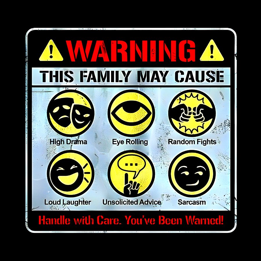 Warning This Family May Cause Geek T-Shirt