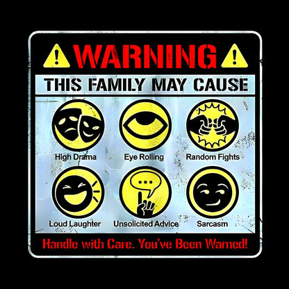 Warning This Family May Cause Geek T-Shirt