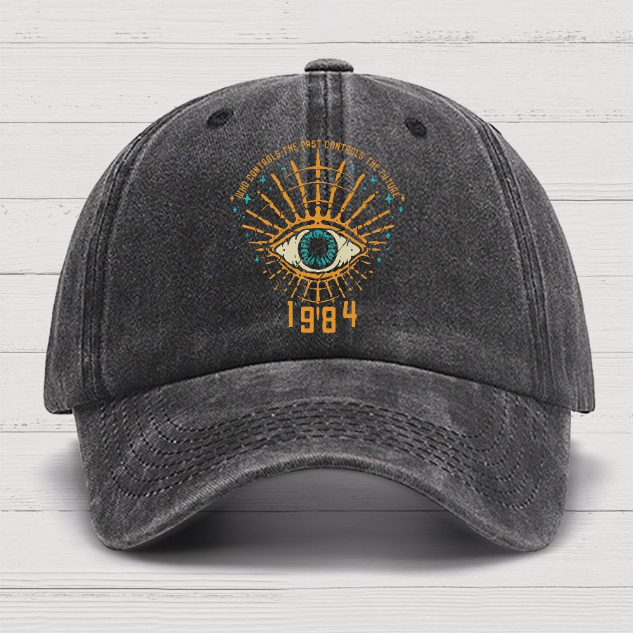 1984 George Orwell Control The Future Cotton Hat