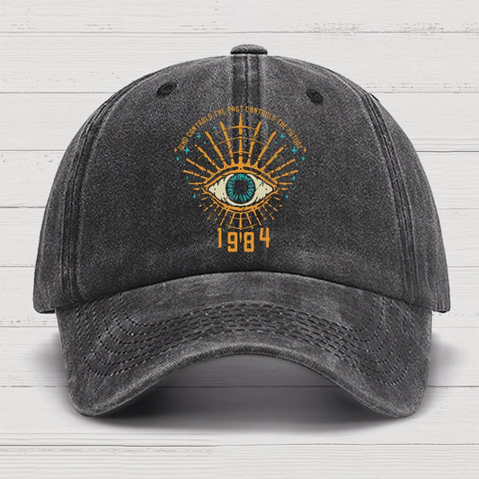 1984 George Orwell Control The Future Cotton Hat