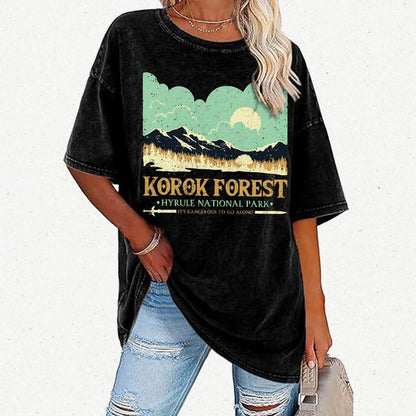 Legendary Forest Vintage Distressed T-shirt