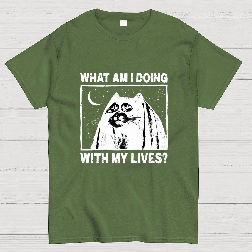 What Am I Doing With My Lives Geek T-Shirt