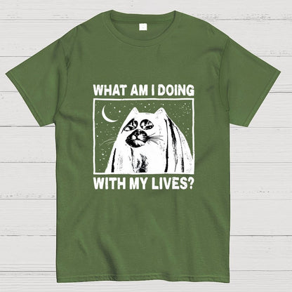 What Am I Doing With My Lives Geek T-Shirt