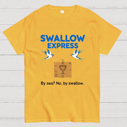 Swallow Express By Sea No, By Swallow Art Print Geek T-Shirt