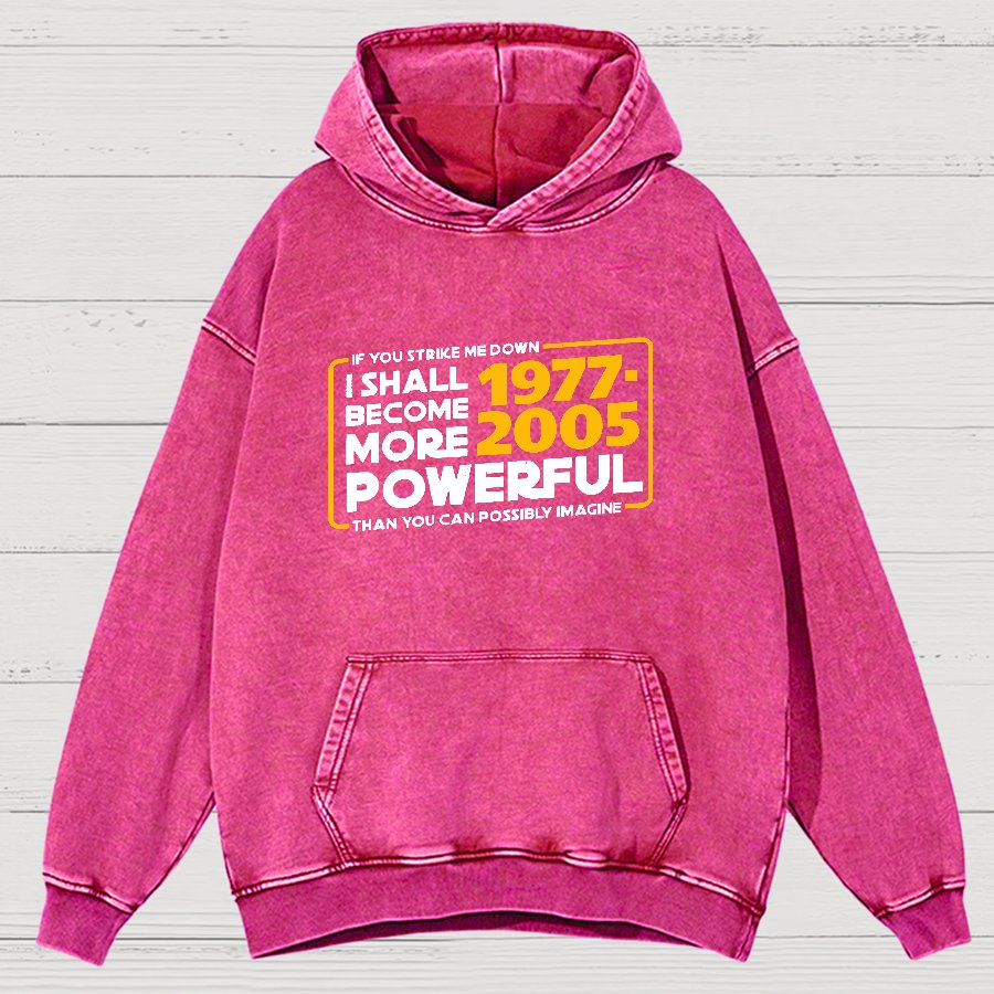 I Shall Become More Powerful Vintage Distressed Hoodie