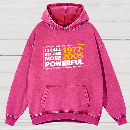 I Shall Become More Powerful Vintage Distressed Hoodie