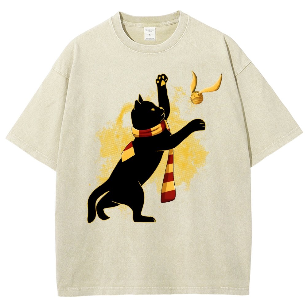 Harry Cat Vintage Distressed T-shirt