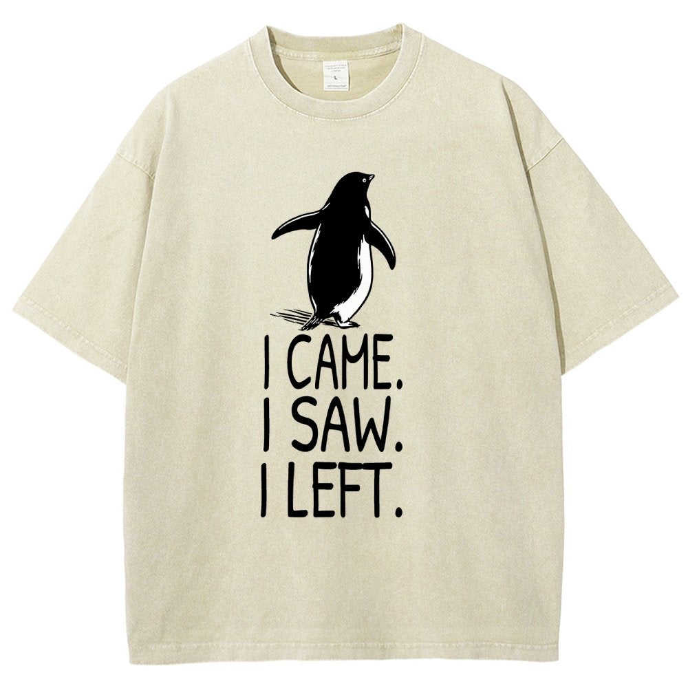 Nihilist Penguin Vintage Distressed T-shirt