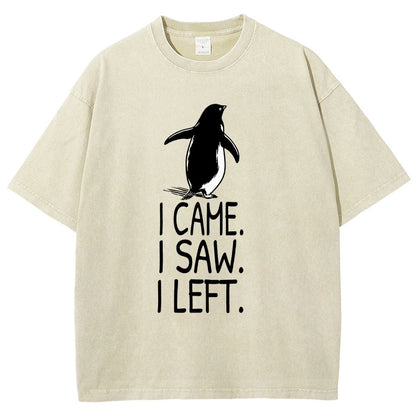 Nihilist Penguin Vintage Distressed T-shirt