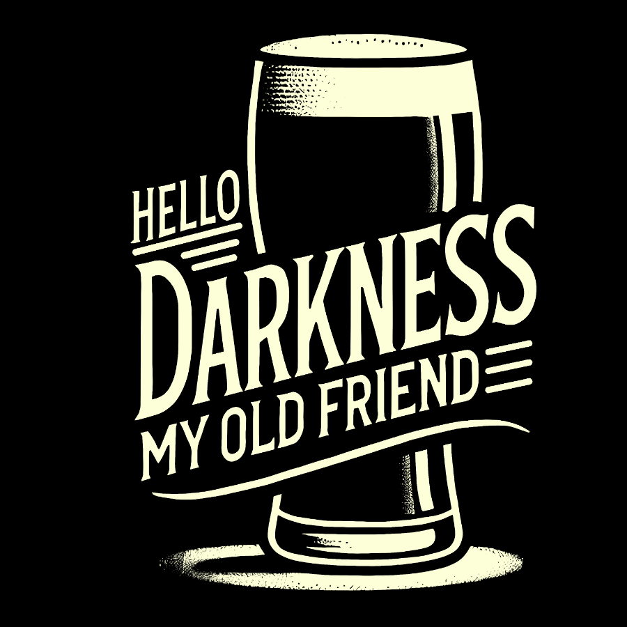 Hello Darkness My Old Friend Nerdy Graphic Geek Cotton Sweatshirt