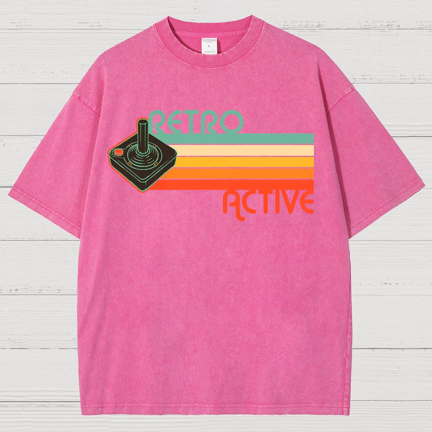 Retro Active Vintage Distressed T-shirt