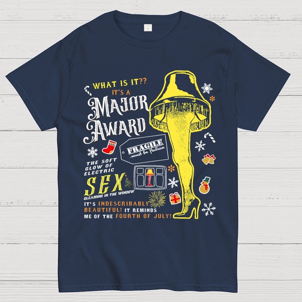 A Major Award Leg Lamp Christmas Geek T-Shirt