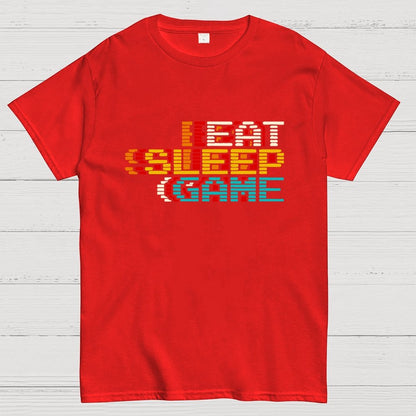 Eat Sleep Game Repeat Geek T-Shirt