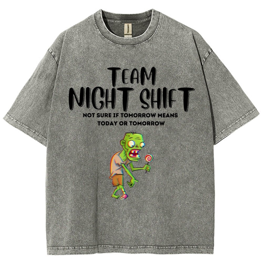 Night Shift Team! Vintage Distressed T-shirt