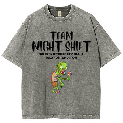 Night Shift Team! Vintage Distressed T-shirt