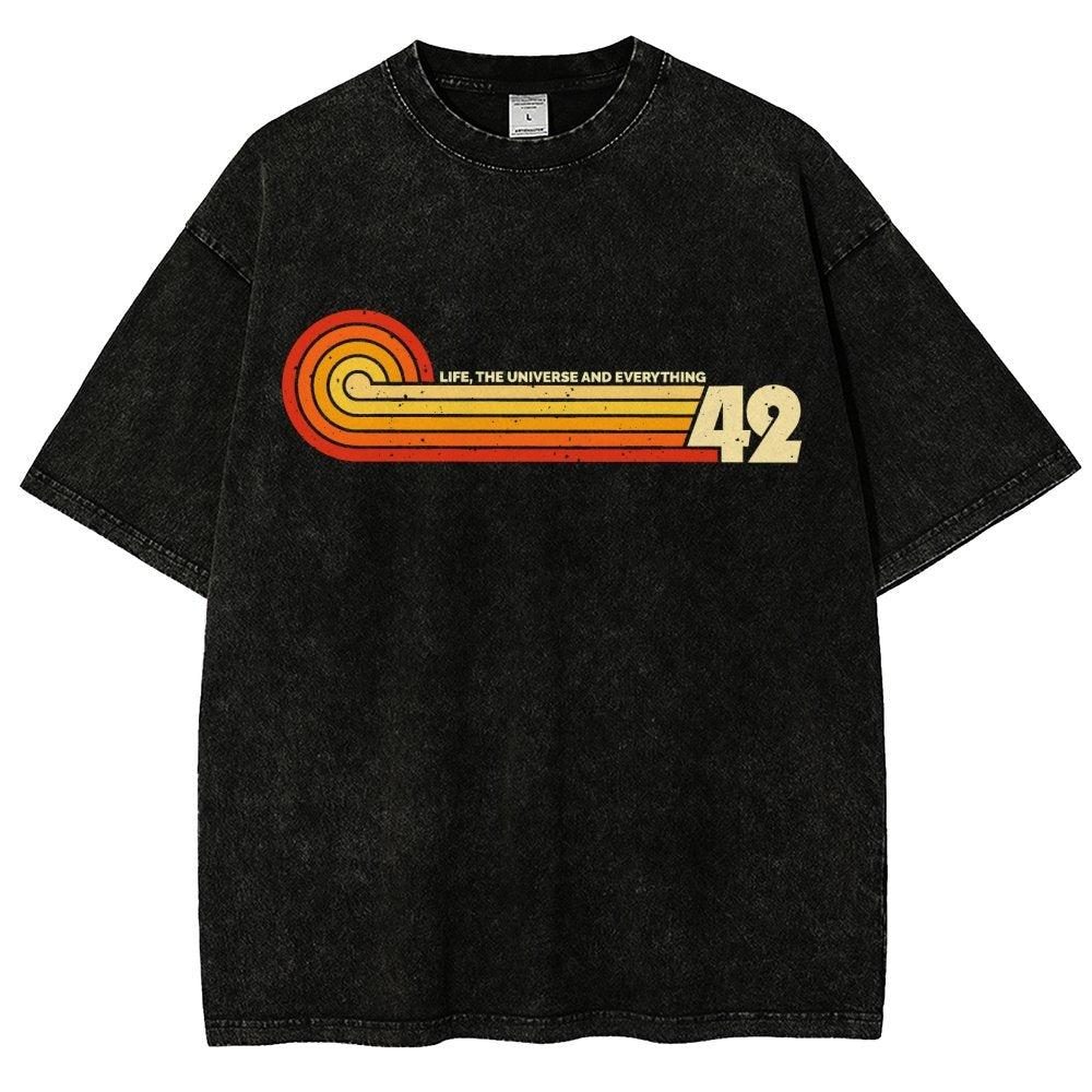 Answer Vintage Distressed T-shirt