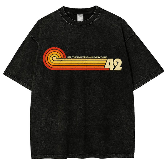 Answer Vintage Distressed T-shirt