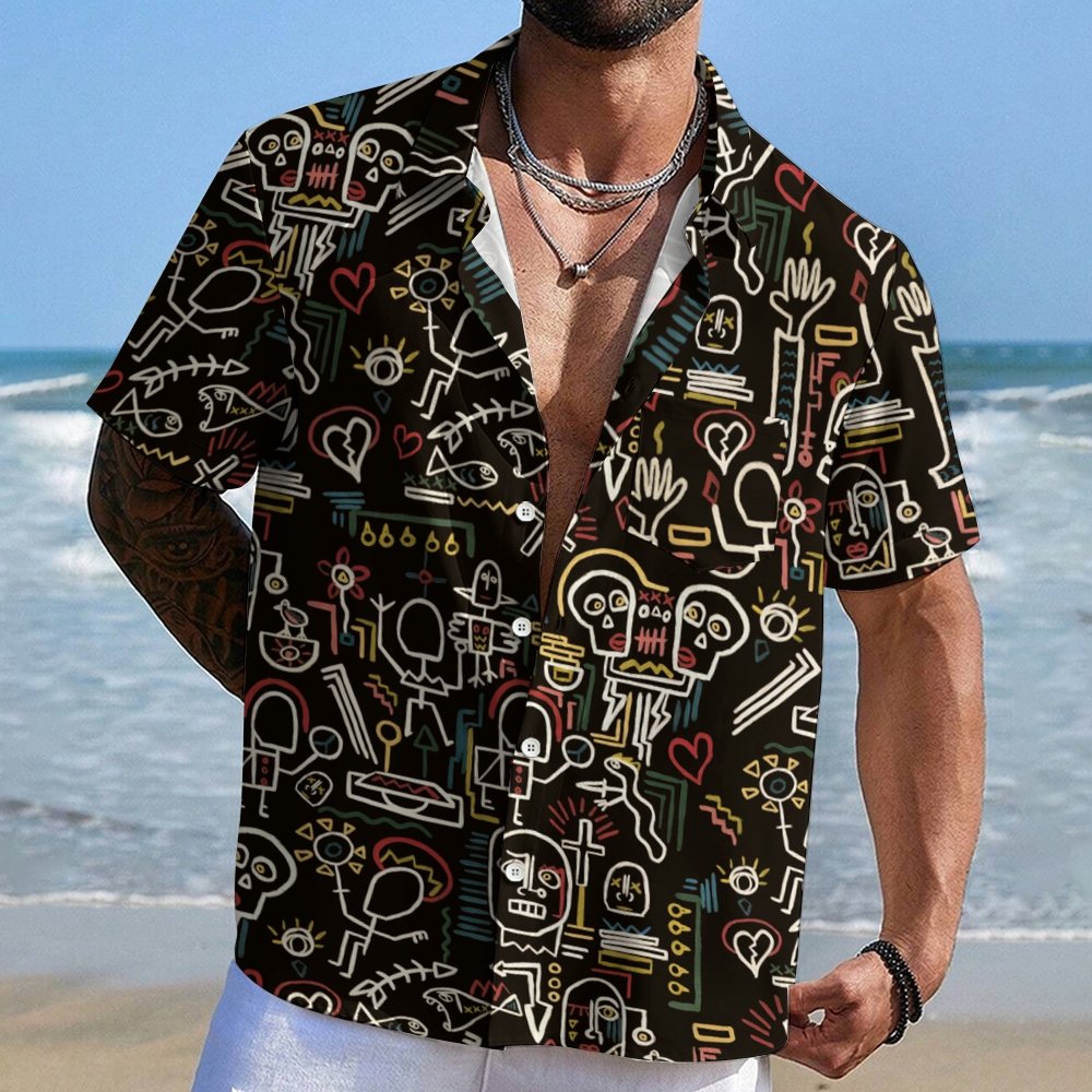 Vintage Graffiti Geeky Shirt