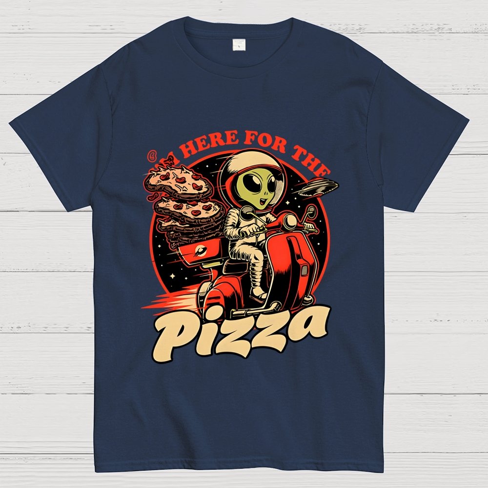 Space Pizza Delivery Unisex Geek T-Shirt
