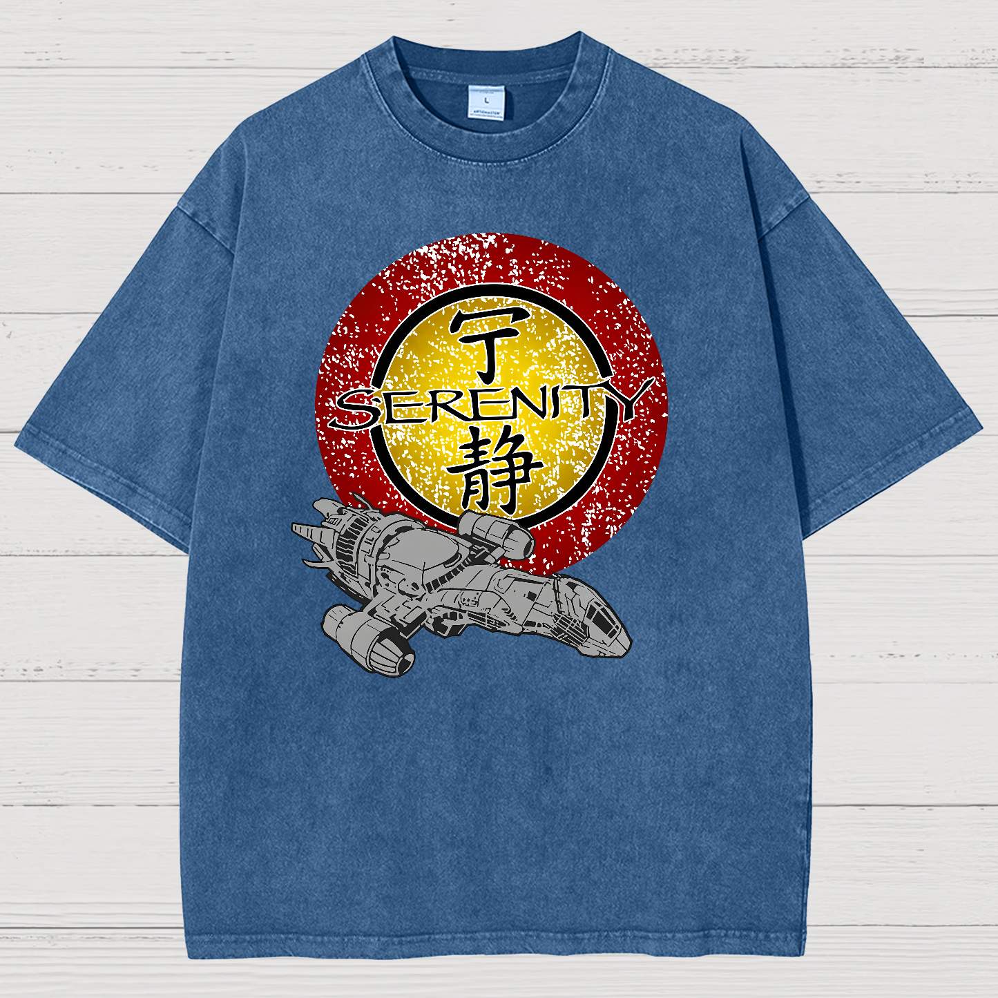 Firefly Starship Vintage Distressed T-shirt