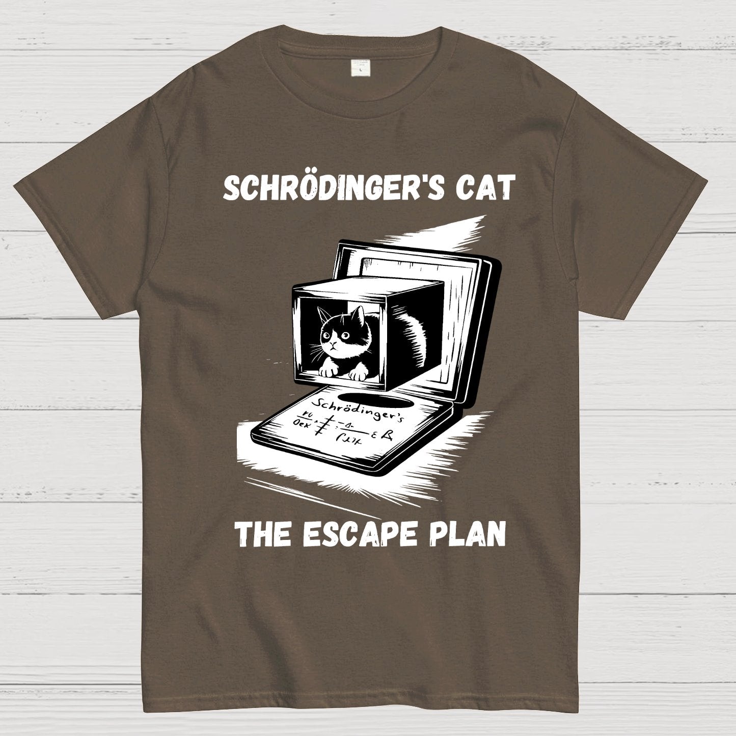 Schrödinger's Cat The Escape Plan Geek T-Shirt