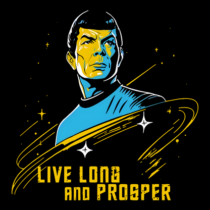 Live Long And Prosper Geek T-Shirt