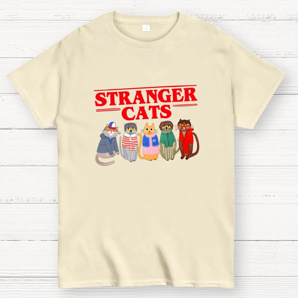 Stranger Cats Geek T-Shirt