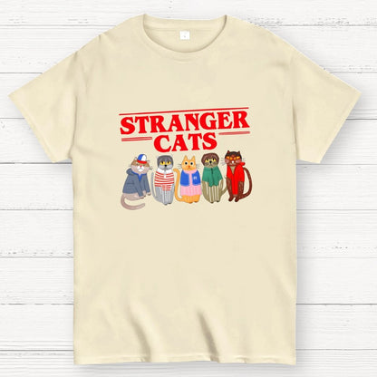 Stranger Cats Geek T-Shirt