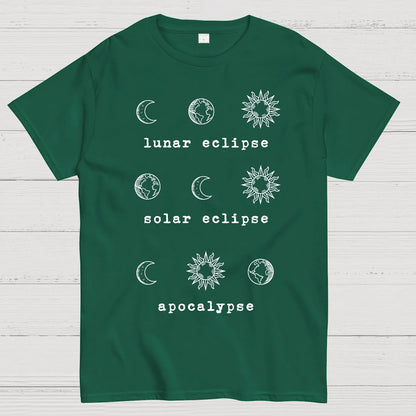Lunar Eclipse Solar Eclipse Apocalypse Geek T-Shirt