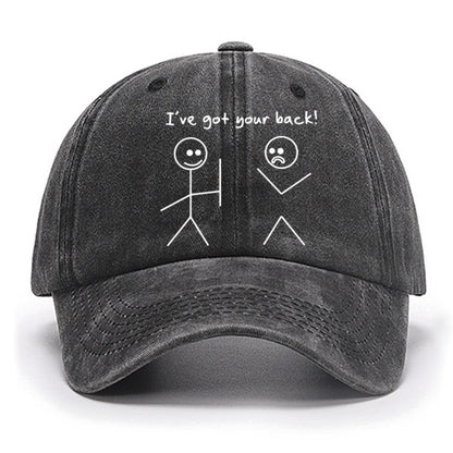 I Got Your Back Stick friendship novelty irony funny Cotton Hat