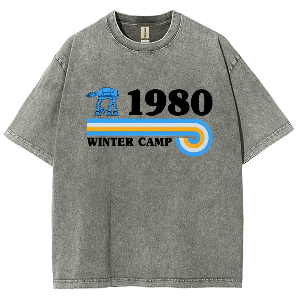 Winter Camp Vintage Distressed T-shirt