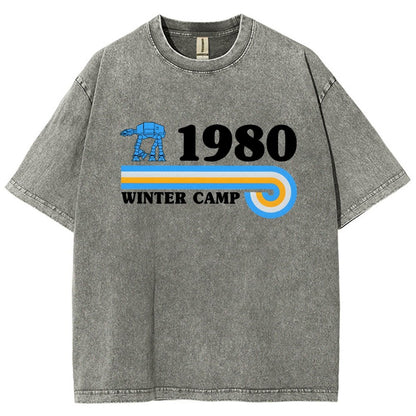 Winter Camp Vintage Distressed T-shirt