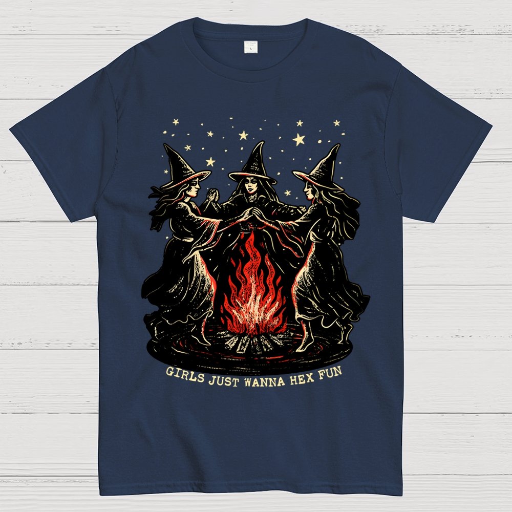 Girls Just Wanna Hex Fun Geek T-Shirt