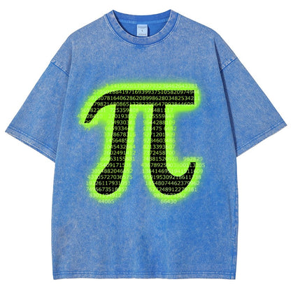 Pi Vintage Distressed T-shirt