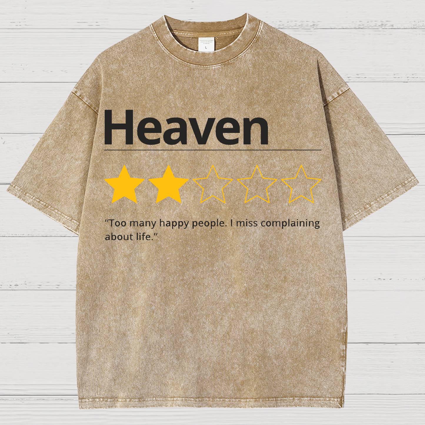 Honest Heaven Review Vintage Distressed T-shirt