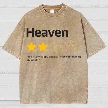 Honest Heaven Review Vintage Distressed T-shirt