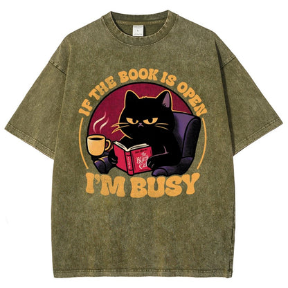 I'm Busy Vintage Distressed T-shirt
