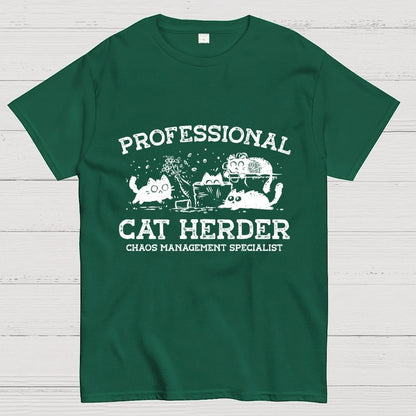 Professional Cat Herder Geek T-Shirt