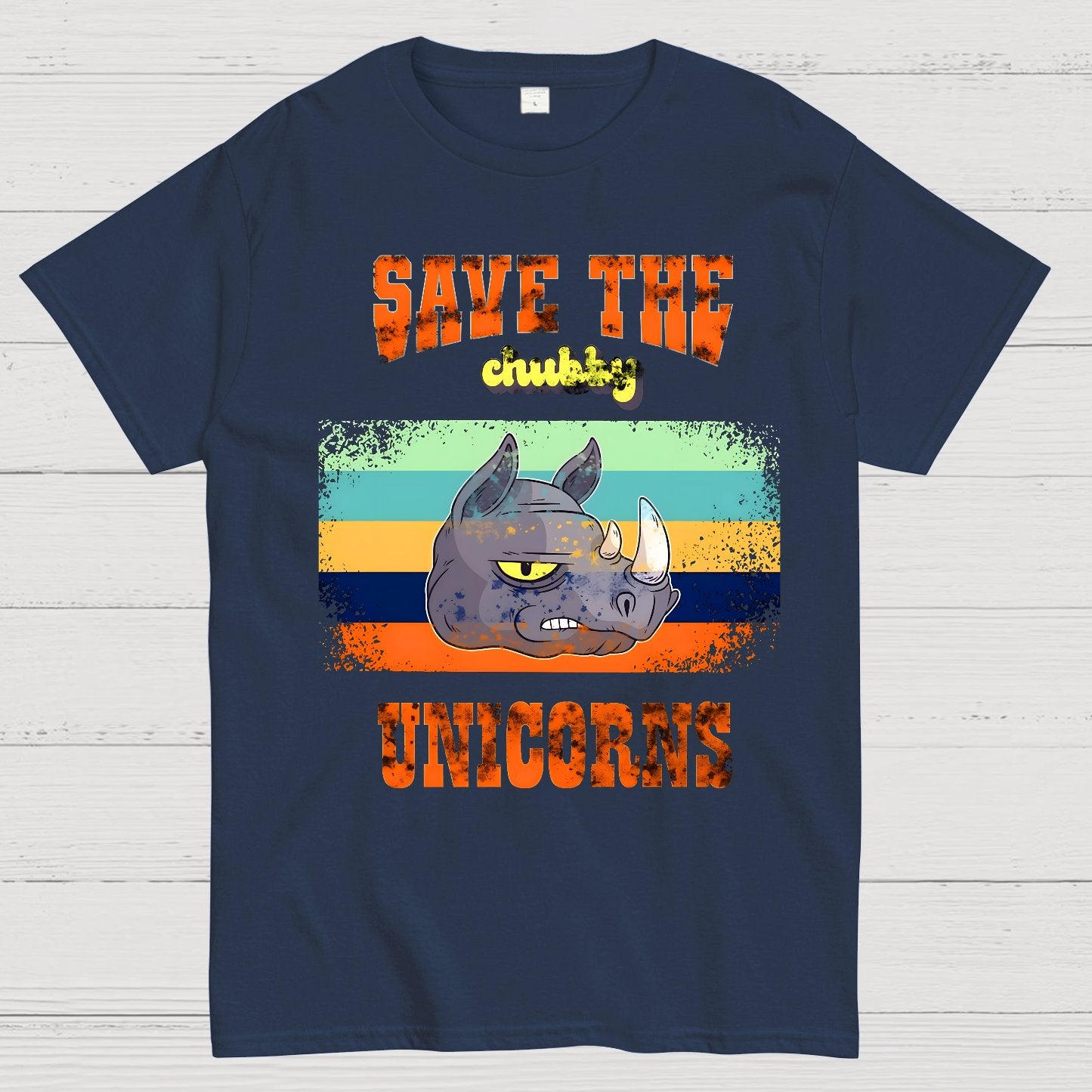 Save the Chubby Unicorns Geek T-Shirt