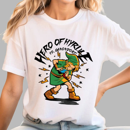Hero Game Music Comic Geek T-Shirt