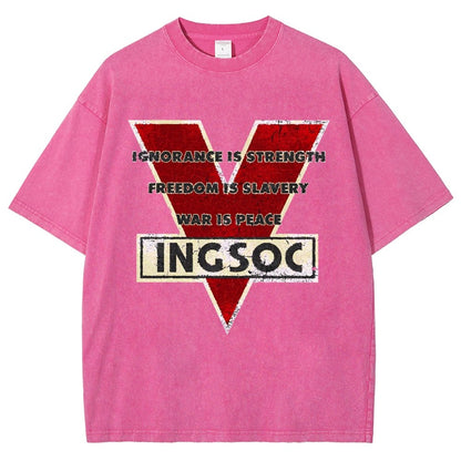 Ignorance Is Strength Tri Blend Vintage Distressed T-shirt