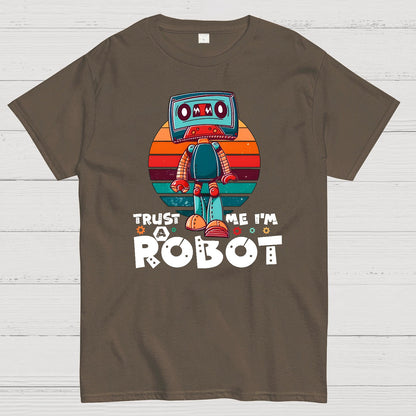Trust Me I'm A Robot Funny Robotic Sci Fi Vintage Geek T-Shirt