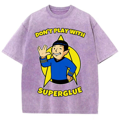 Don't Play With Superglue Vintage Distressed T-shirt