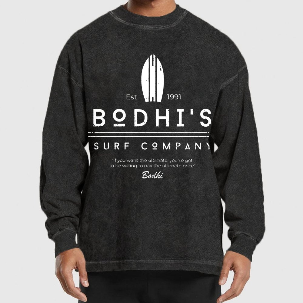 Bodhi's Surf Company Est. 1991 Washed Long Sleeve Tee
